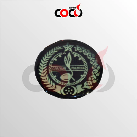 TANDA TOPI EMBLEM PUTRI BONI PRAMUKA RESIN FIBER PANDEGA