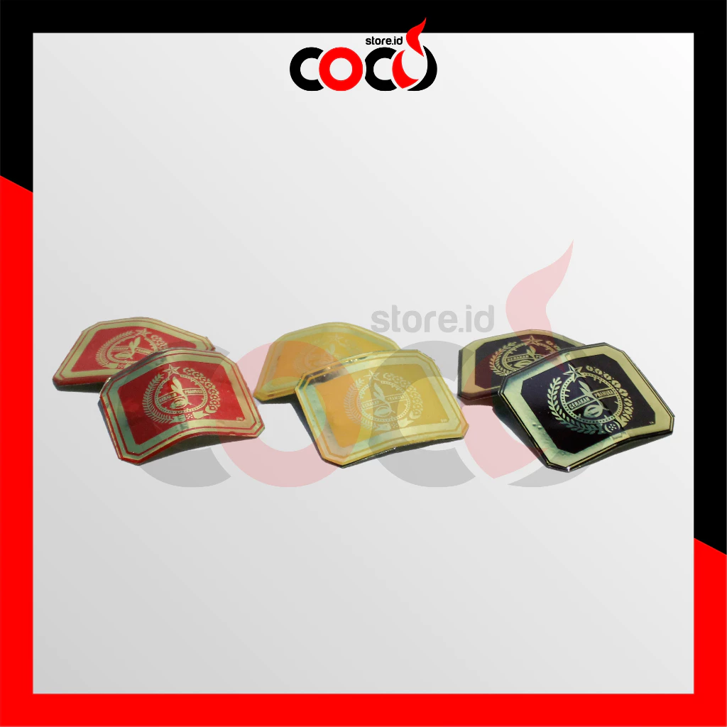 TANDA TOPI EMBLEM BARET PUTRA PRAMUKA RESIN FIBER PENGGALANG PENEGAK PANDEGA