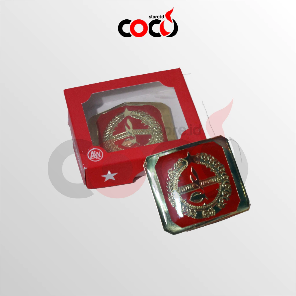 TANDA BARET EMBLEM PUTRA PRAMUKA TIMBUL PREMIUM PENGGALANG