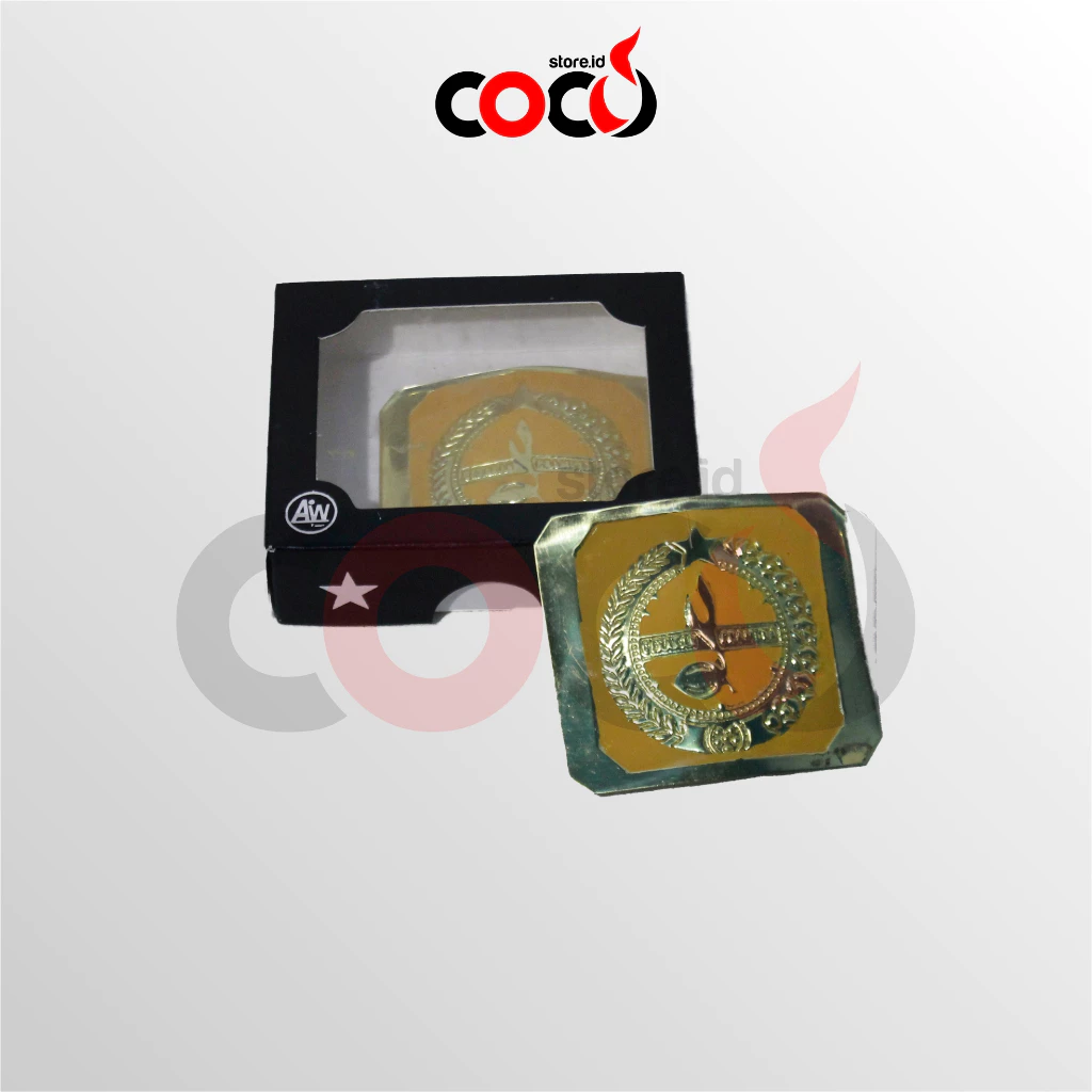 TANDA BARET EMBLEM PUTRA PRAMUKA TIMBUL PREMIUM PENEGAK